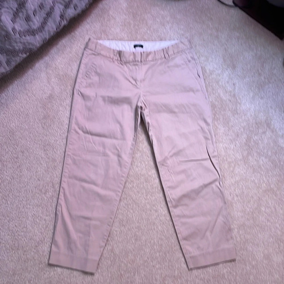 J Crew Factory khaki capris - Picture 3 of 4